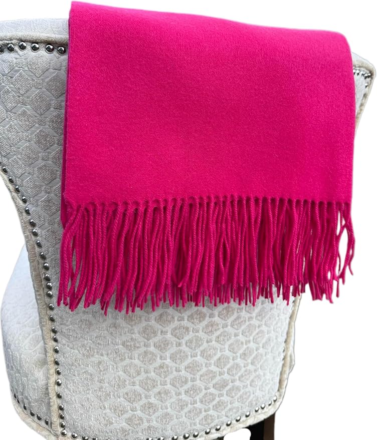 Alashan Cashmere Blend Ripple Finish Woven Throw - Image 2