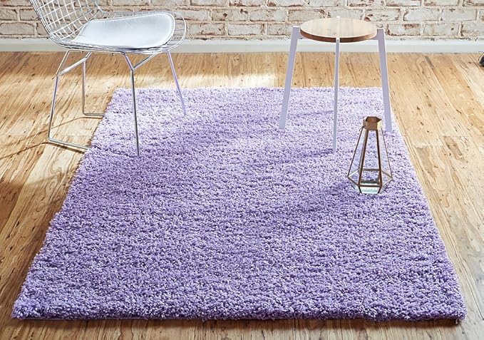 Unique Loom Solid Shag Collection Area Rug - Image 19