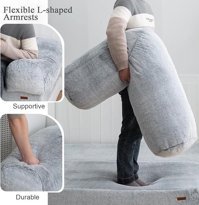 COMAX Folding Sofa Bed Queen, Foldable Couch Bed, Fold Out Futon Chair Sleeper - Image 5