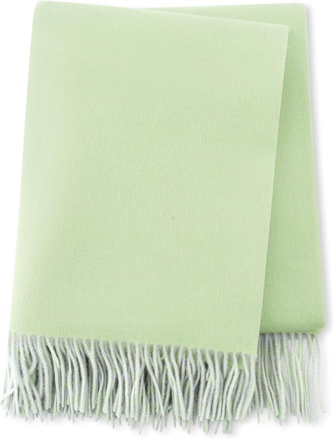 Alashan Cashmere Blend Double Faced Throw-Super Soft and Luxe Fabric- Perfect - Image 5