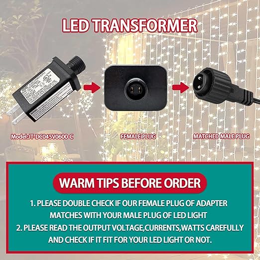 4.5V 0.6A 2PCS Replacement LED Transformer Class 2 Power Supply Adapter Ip44 - Image 4