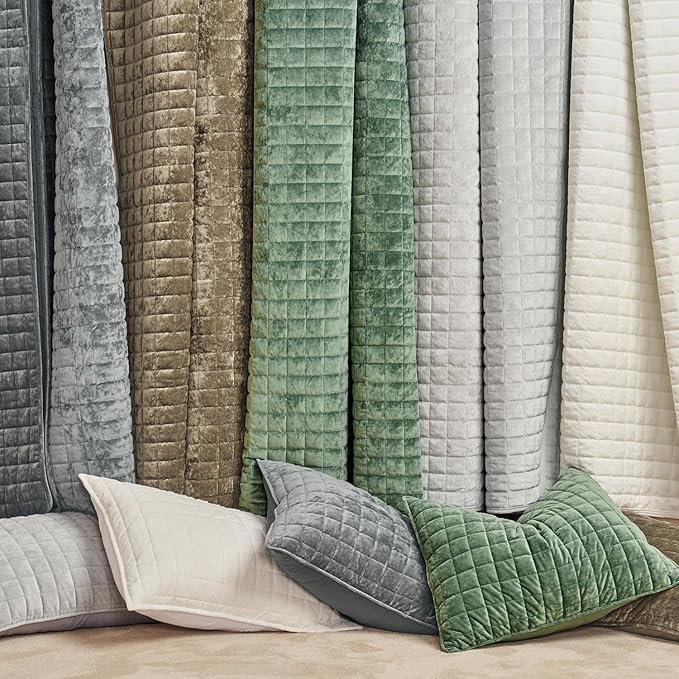 RECYCO Luxury Velvet Quilt Set King Size Bedding Sets, Ultra Soft Velvet - Image 6