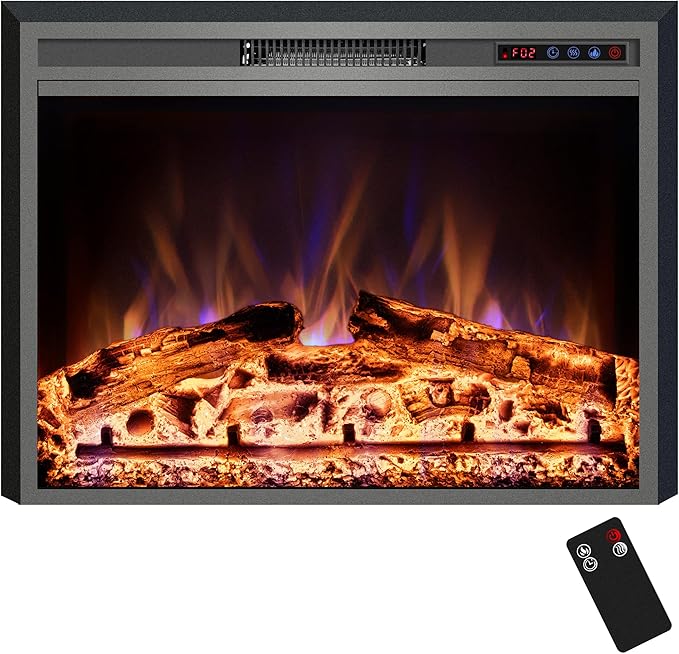 Electric Fireplace, Electric Fireplace Inserts, Recessed Fireplace Heater by KENTSKY