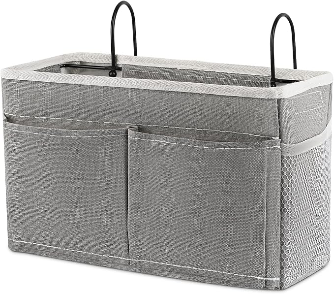 Bedside Caddy Bedside Hanging Storage Basket Bed Caddy by Retyion