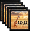 TKYGU 12x12 Picture Frame Set of 5, Horizontal and Vertical Formats by TKYGU