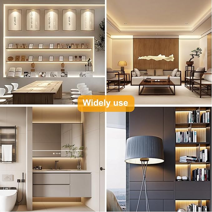 COB LED Strip Lights Natural White, 24V Dimmable led Light Strip KIT - Image 8