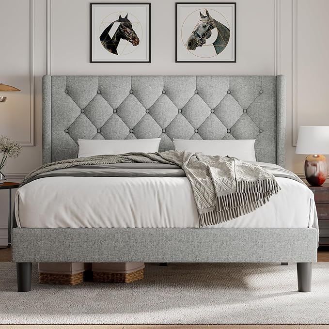 iPormis Queen Size Platform Bed Frame - Image 8