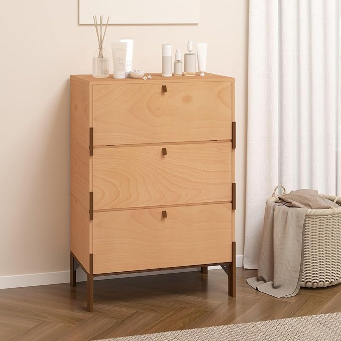 Stackable 3 Drawers Dresser, Customizable Chest of Drawers by WHOOSPEREH