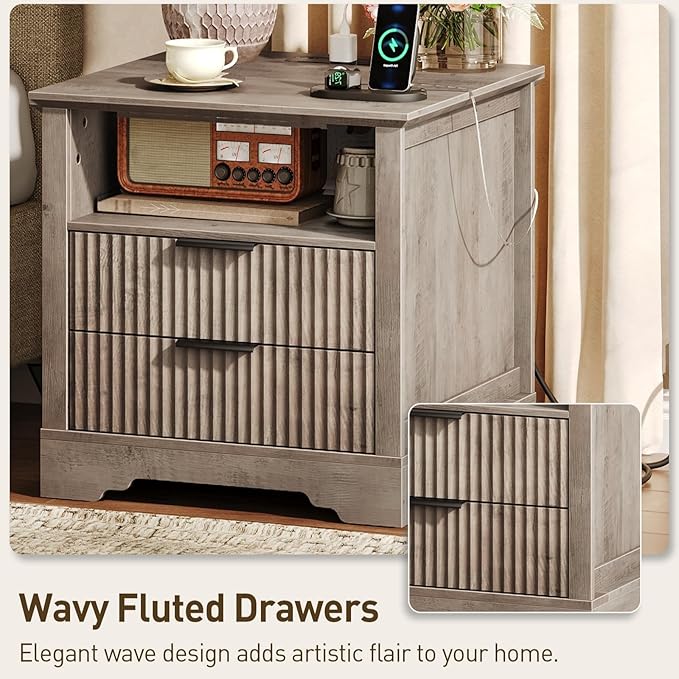 Farmhouse Fluted End Table - Image 6