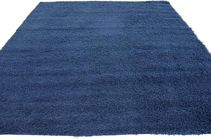 Unique Loom Solid Shag Collection Area Rug - Image 5