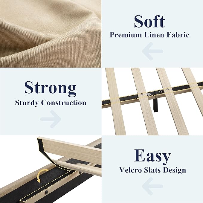 Allewie King Size Bed Frame - Image 5