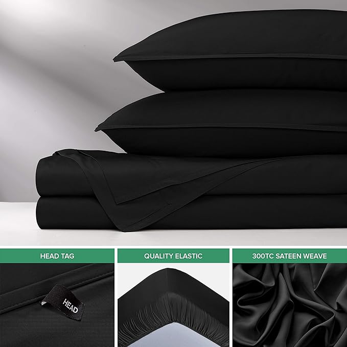 Pure Bamboo Full Sheets, Genuine 100% Organic Viscose Derived from Bamboo Bed - Image 6