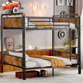 Higher Quality & Stronger Heavy Duty Metal Bunk Bed Frame Twin XL Over Twin XL by Unknown