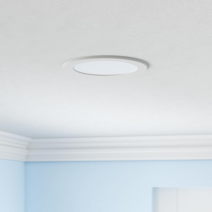 LUXRITE 16 Pack 6 Inch Ultra Thin LED Recessed Light - Image 2