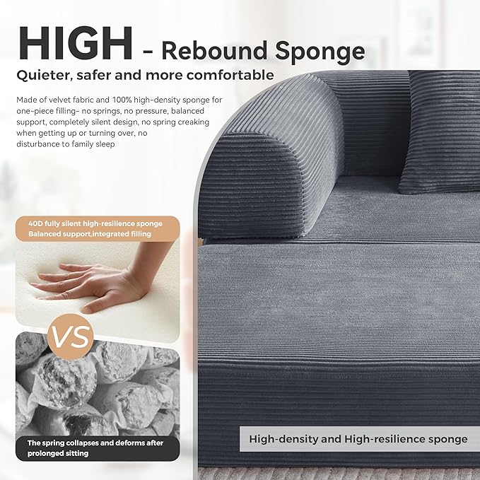 Upgrade High Backrest Design Sofa Bed - Image 7