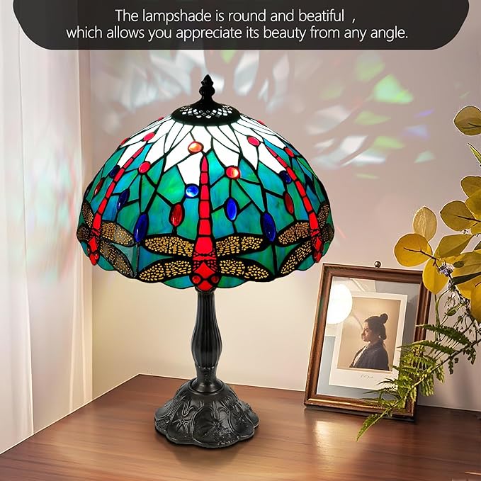 Dragonfly Tiffany Style Lamp - Image 6