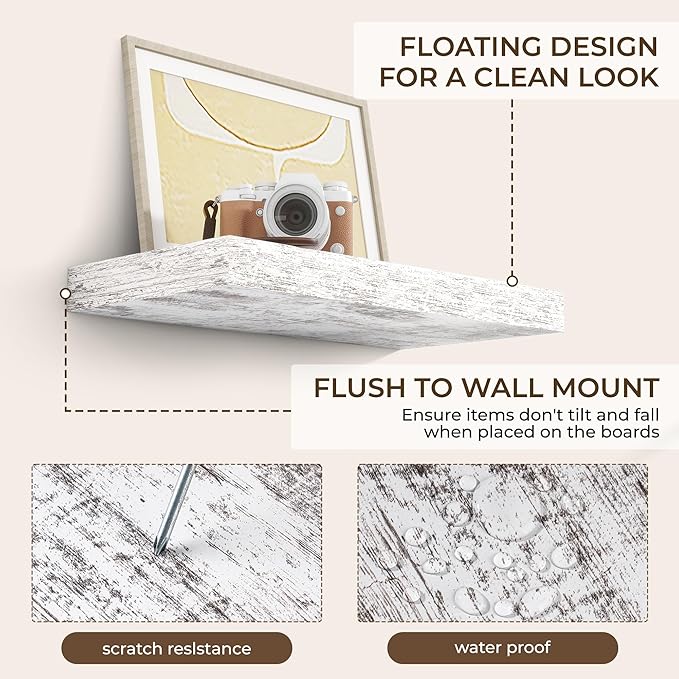 RICHFOCUS 16Inch Floating Shelves - Image 6