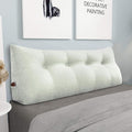 homecozy Wedge Headboard Pillow Dorm Room Reading Pillow Back Support by HOMECOZY