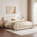 CHITA Queen Size Bed Frame, Upholstered Platform Bed by CHITALIVING
