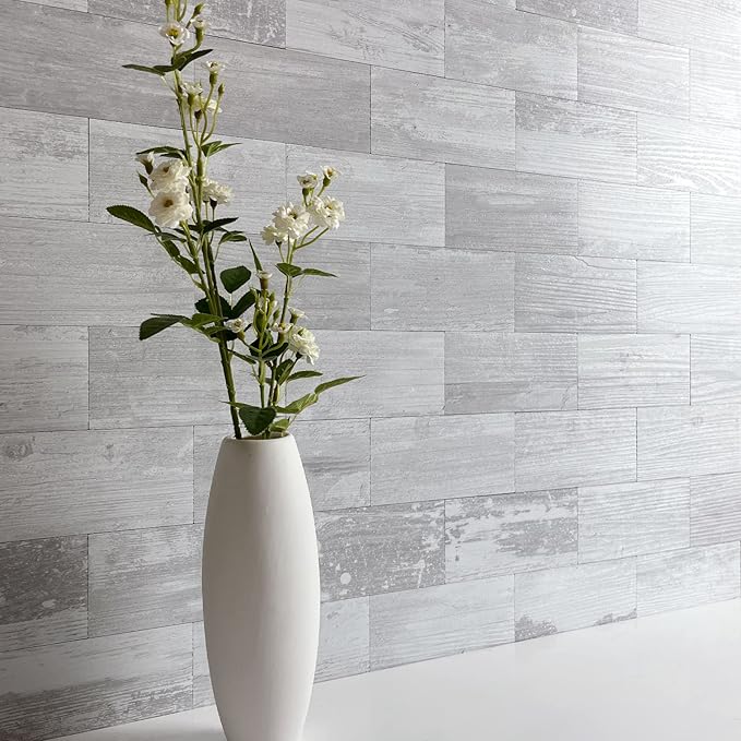 AULIGET 100 Piece Peel and Stick Backsplash PVC Tile, 3 Inch x 6 Inch White - Image 7