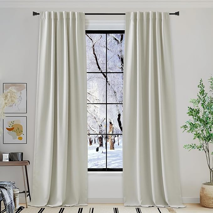 NICETOWN Room Darkening Curtains 96 inches Long - Image 2