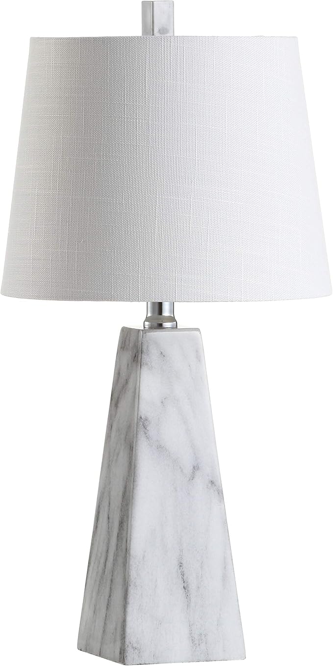 JONATHAN Y JYL1037A 20.5" Modern White Marble Table Lamp, Contemporary - Image 8