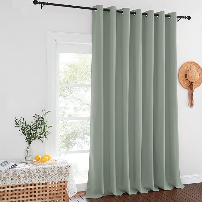 NICETOWN Blackout Patio Curtains 100 x 144 Inches Long - Image 8