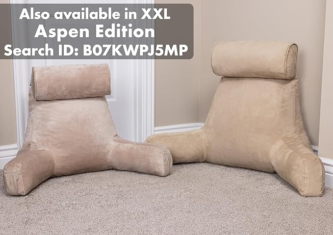 Husband Pillow XXL Aspen Edition, Adult Reading Sit Up Bed Rest Pillow - Image 6