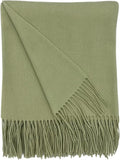 Alashan Cashmere Blend Ripple Finish Woven Throw by Alashan