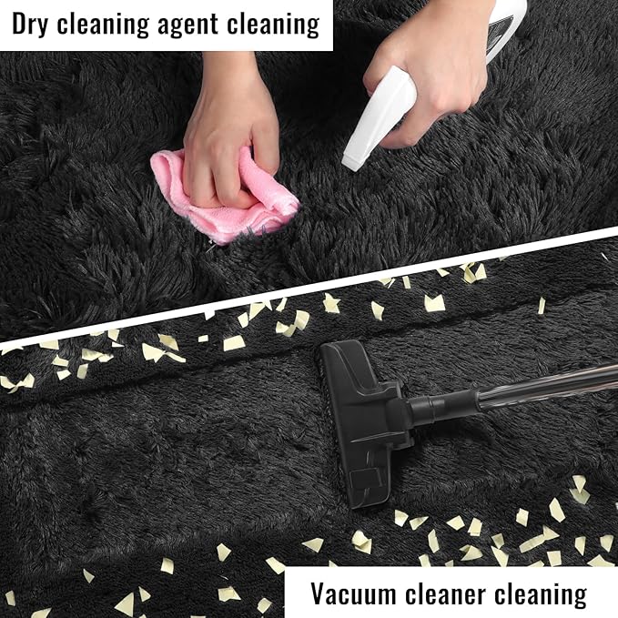 PAGISOFE Fluffy Shaggy Washable Area Rug - Image 6