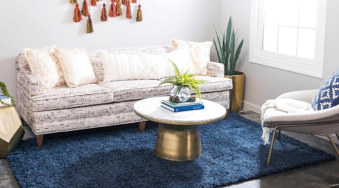 Unique Loom Solid Shag Collection Area Rug - Image 12