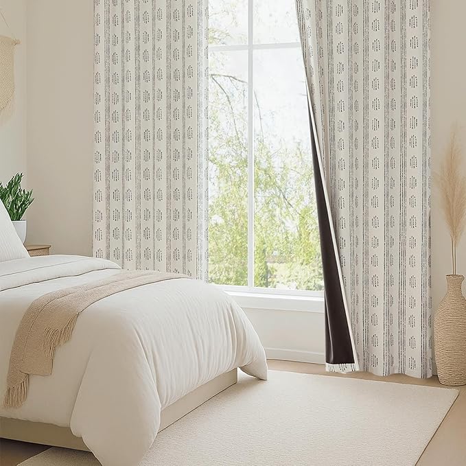 100% Boho Blackout Curtains 72 Inches Long - Image 8