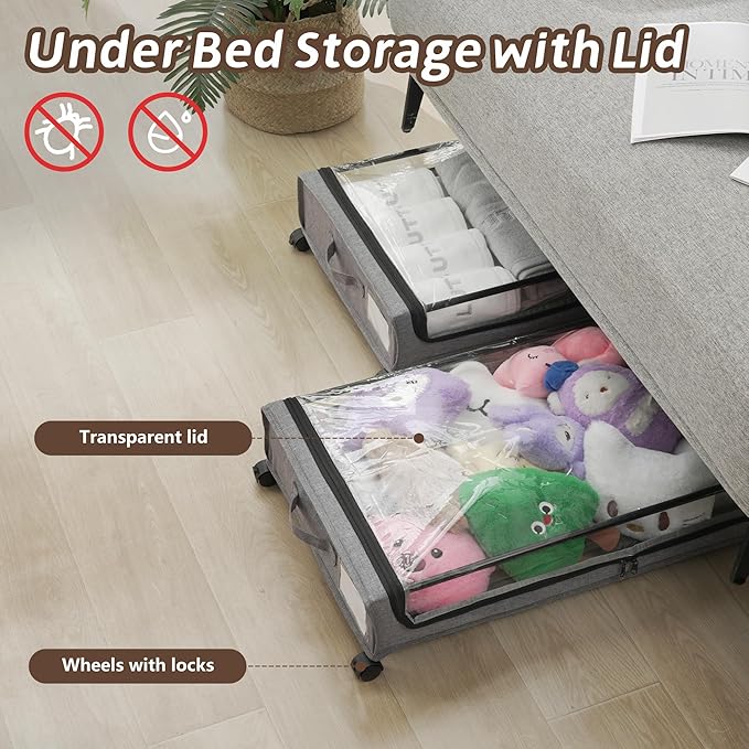 UnderBed Storage Containers, UnderBed Shoe Storage - Image 4