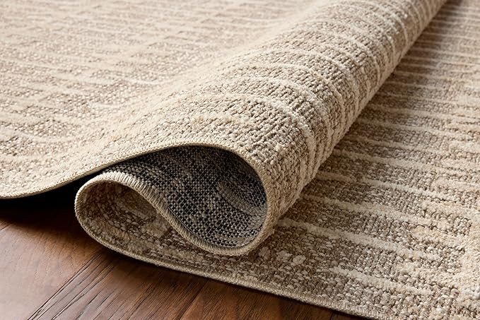Loloi Amber Lewis Bexley Collection BEX-02 Taupe/Natural 2'-7" x 4' Accent Rug - Image 3