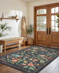 Amada 3x5 Washable Area Rugs, Non-Slip & Low-Profile Entryway Rug by AMADAHOMEFURNISHING