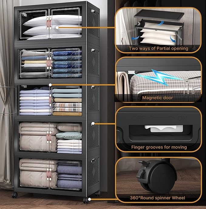 Extra Large Stackable Storage Bins - Image 7