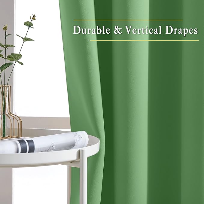 NICETOWN Blackout Drapery Curtain Panel 90 inches Long - Image 6