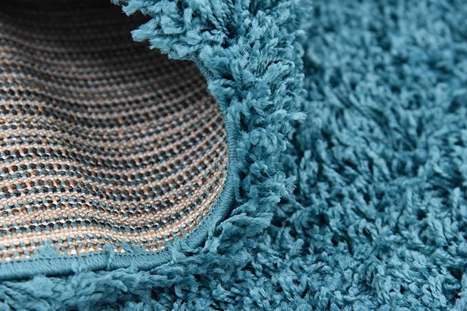 Unique Loom Solid Shag Collection Area Rug - Image 10
