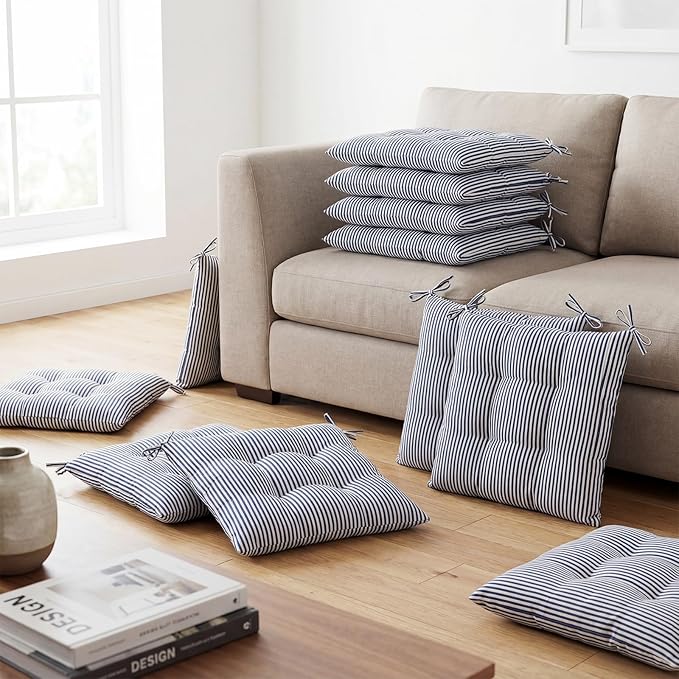 Geetery 12 Pcs Floor Pillows for Classroom Bulk Square Seating Cushions for - Image 6