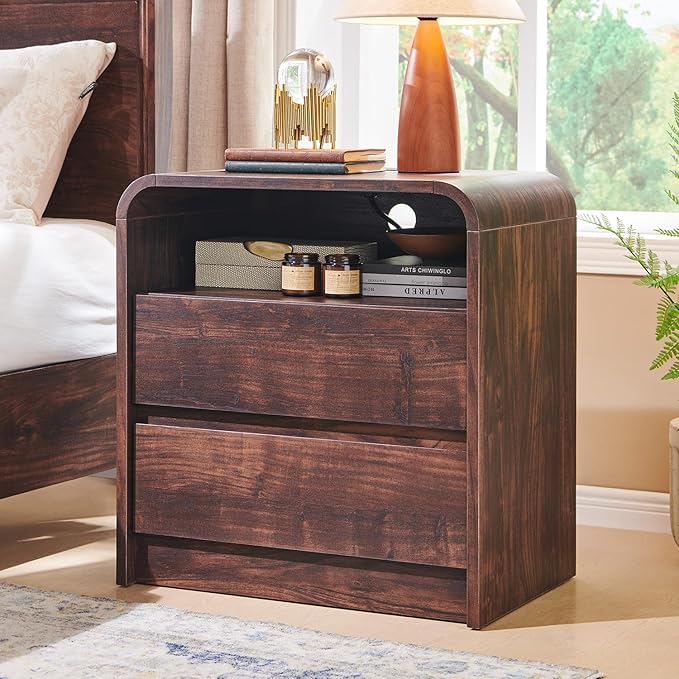 25" Tall Modern Nightstand - Image 5