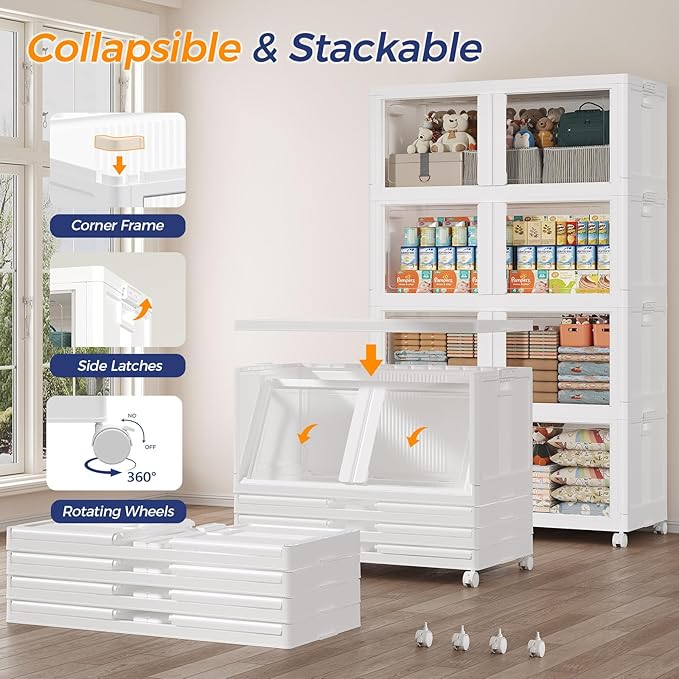 120GAL Large Stackable Storage Bins - Image 5