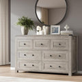7-Drawer Dresser, Modern Wooden Storage Chest of Drawers, Dresser TV Stand by BORNOON