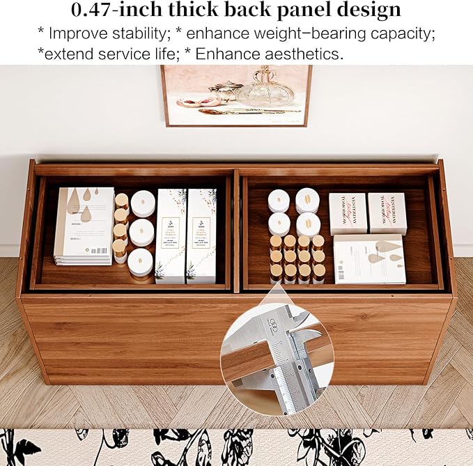 6 Drawer Dresser, Wooden Bedroom Drawer Dresser - Image 4