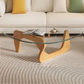 Modern Glass Coffee Table, Mid Century Small Coffee Table, Coffee Table by LZYFY