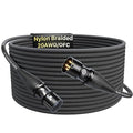 20AWG 50ft XLR Cable, Professional Gold-Plated Rean Connectors from Neutrik by AA