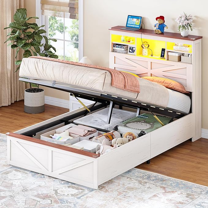 AOGLLATI Farmhouse Twin Bed Frame - Image 9