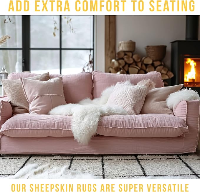 Premium Genuine Fur Sheepskin Rug - Image 6
