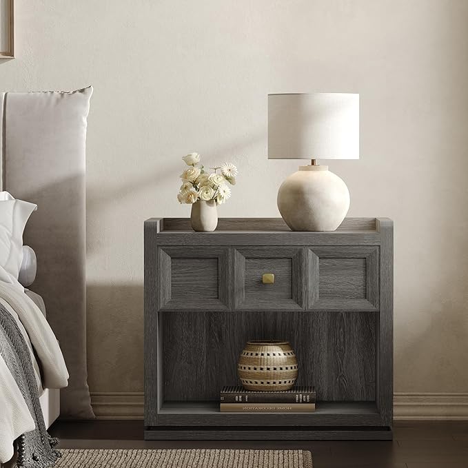 SICOTAS Night Stand Set 2, Large Queen Size Nightstands Set of 2, Modern - Image 6