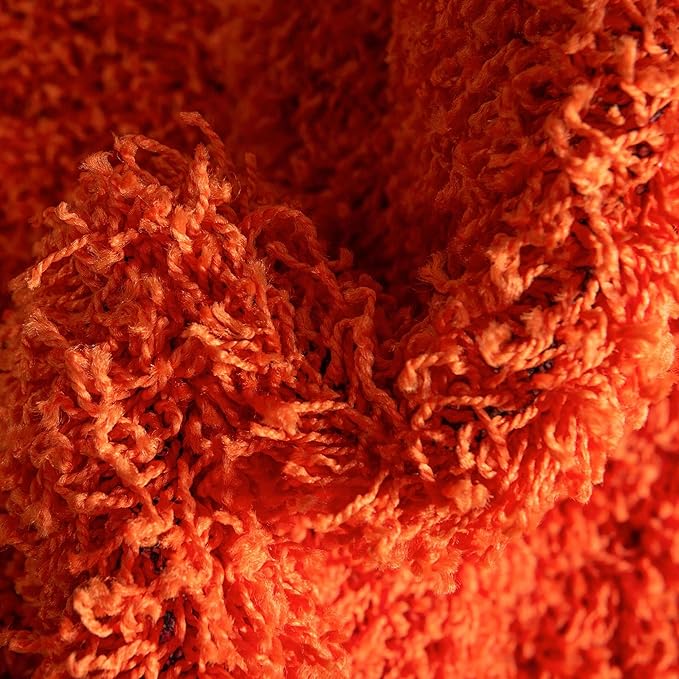 Unique Loom Solid Shag Collection Area Rug - Image 7