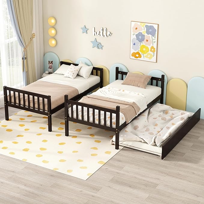 Bellemave Twin Over Twin Bunk Bed - Image 4